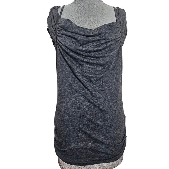 Gray Cap Sleeve Tee Size XL - Picture 1 of 4
